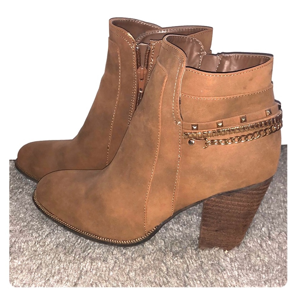 Tan Booties Size 8.5